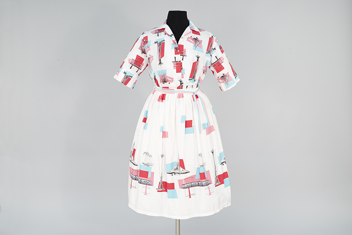 Seattle World's Fair pattern shirt and skirt, 1962 – Museum