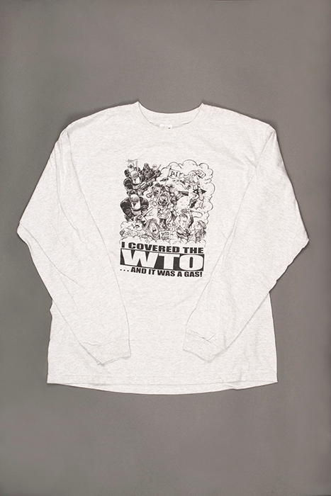 Image of Long sleeve shirt with David Horsey cartoon, 