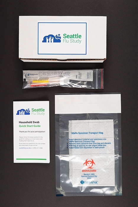 Image of Seattle Flu Study influenza test kit, 2019
