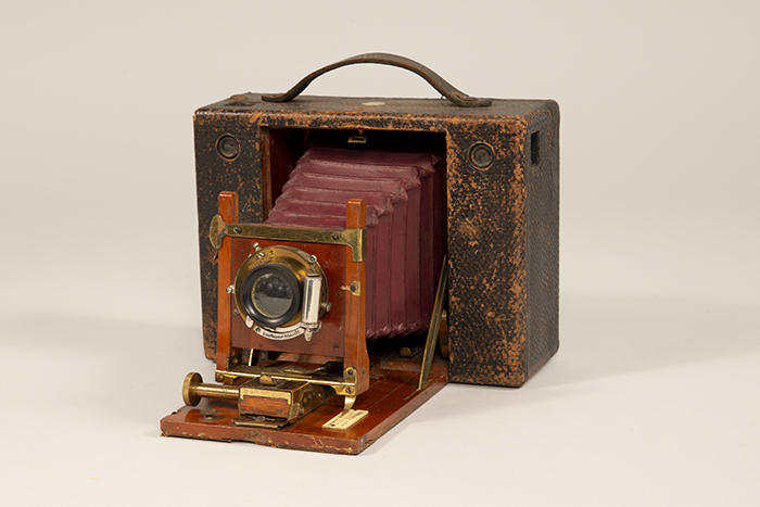 Image of Cartridge Kodak No. 4 folding camera used by C. C. Maring in Seattle, ca. 1895
