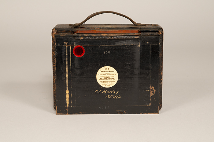 Image of Cartridge Kodak No. 4 folding camera used by C. C. Maring in Seattle, ca. 1895
