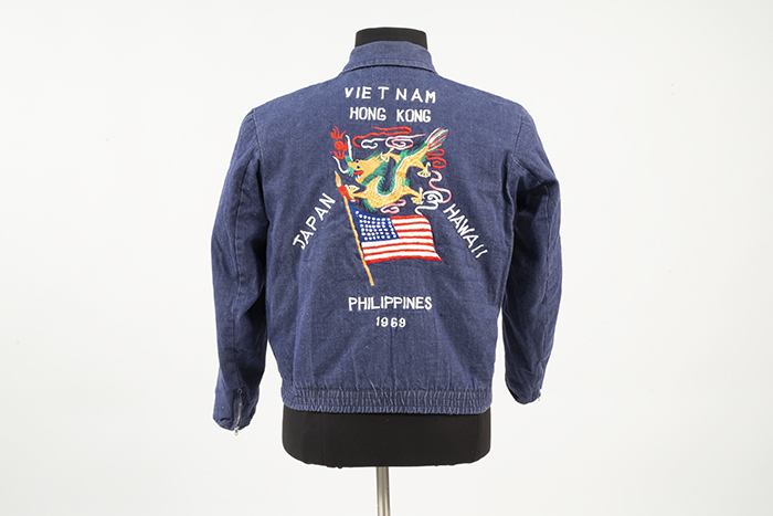 Image of Souvenir jacket purchased during Vietnam War service, 1969