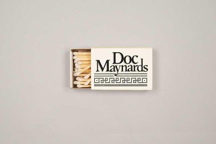 Image of Matchbox from Doc Maynard's restaurant, ca. 2000