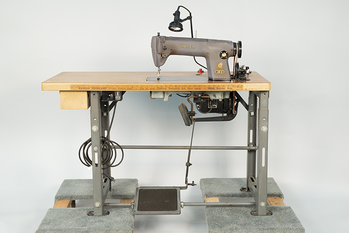Image of Sewing machine used at Boeing during WWII
