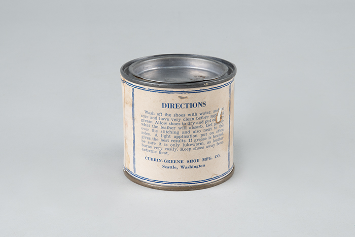 Image of Currin's Whale Oil Paste can, ca. 1930s