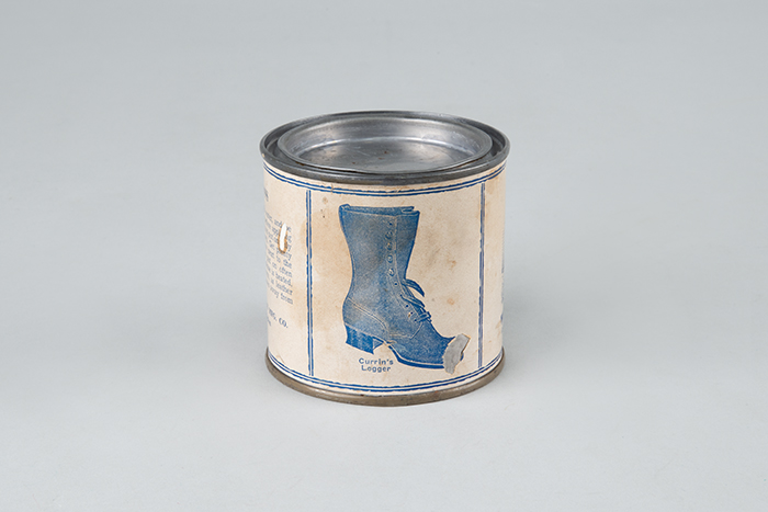 Image of Currin's Whale Oil Paste can, ca. 1930s