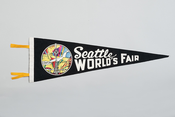 Image of Seattle World's Fair pennant, 1962