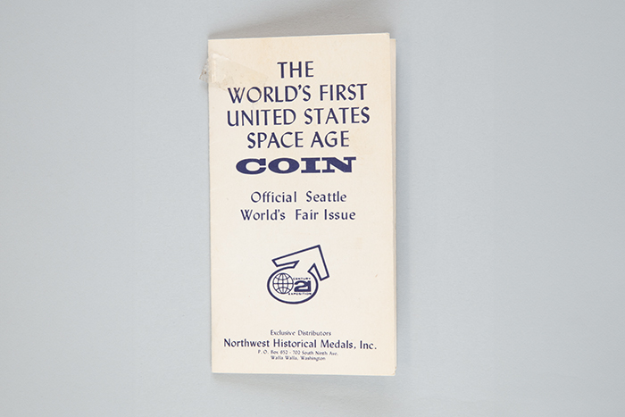 Image of Seattle World's Fair medal, designed by George Tsutakawa, 1962