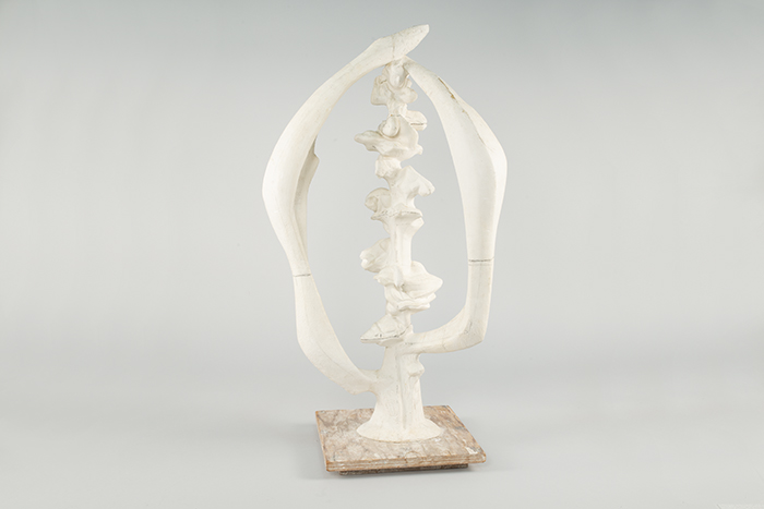 Image of Maquette of the Evolution of Man, a sculpture at the Seattle Center, made by Everett DuPen, 1962