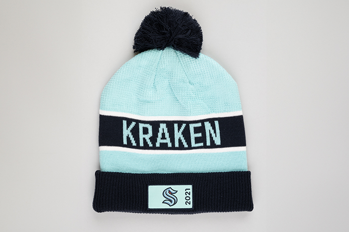 Image of Knit Seattle Kraken hat, 2021