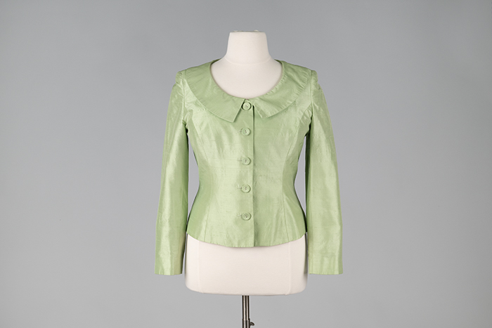 Image of Green silk top, ca. 1993