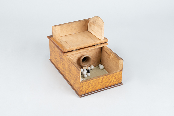 Image of Voting box from a Lithuanian community in Seattle, ca. 1900-1940s