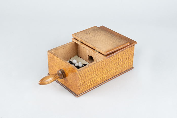 Image of Voting box from a Lithuanian community in Seattle, ca. 1900-1940s