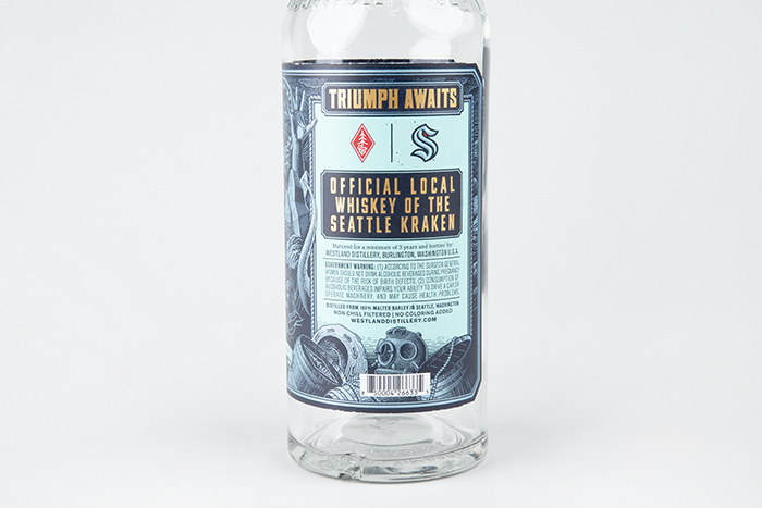 Image of Westland Seattle Kraken whiskey bottle, 2022