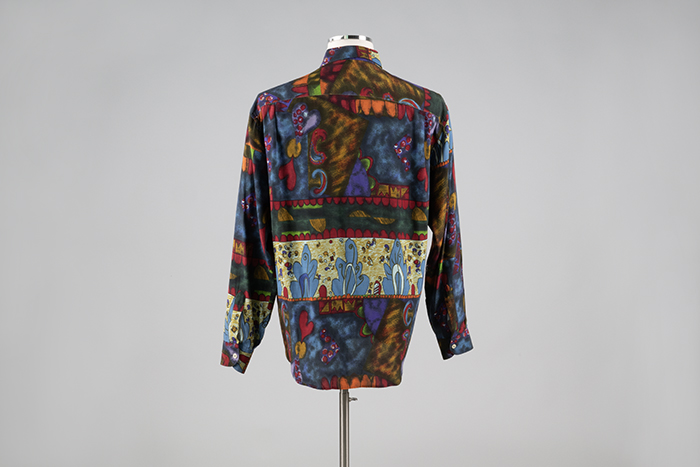 Image of Patterned shirt worn by John Keister on Almost Live! 1991
