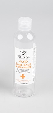 Image of Plastic bottle for hand sanitizer from Heritage Distilling Company, 2020