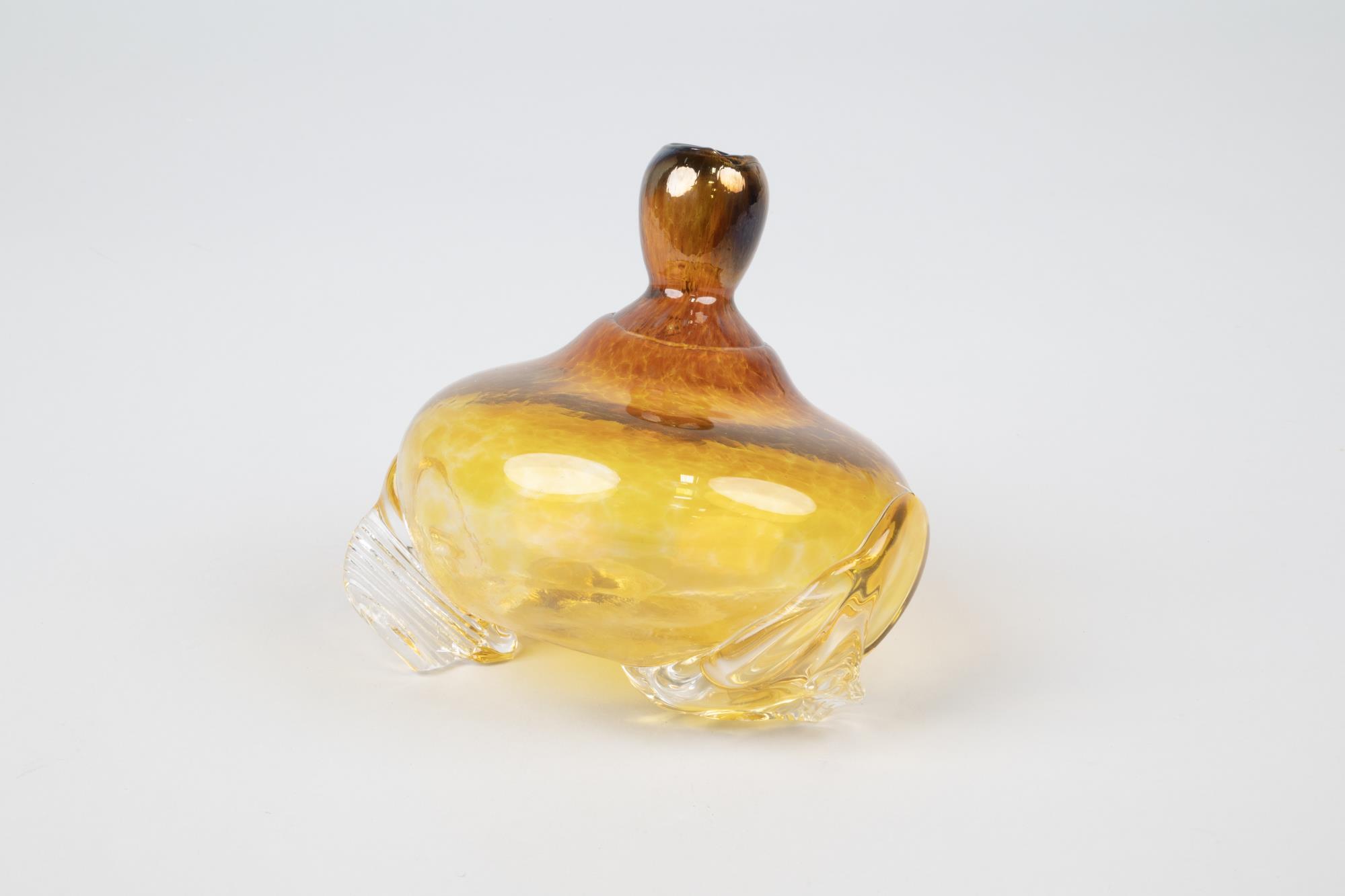 Image of Five (5) glass items made by Bill Nye and Dale Chihuly, 1990s