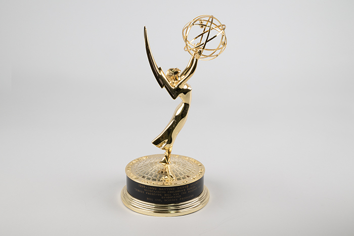 Image of Emmy award for Outstanding Children's Series for Bill Nye the Science Guy TV show, 1999