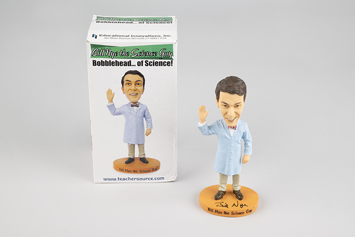 Image of Bill Nye bobblehead, 1990s