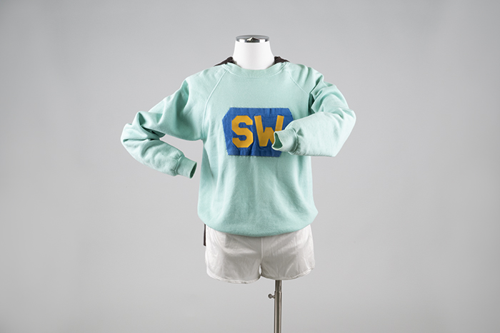 Image of Speed Walker costume from Almost Live! ca. 1990