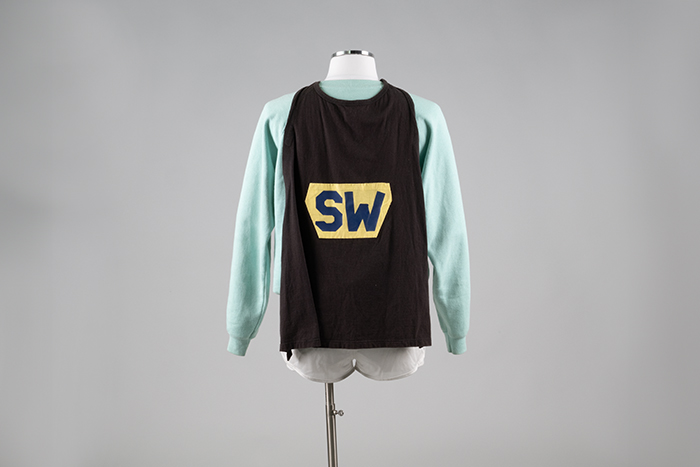 Image of Speed Walker costume from Almost Live! ca. 1990