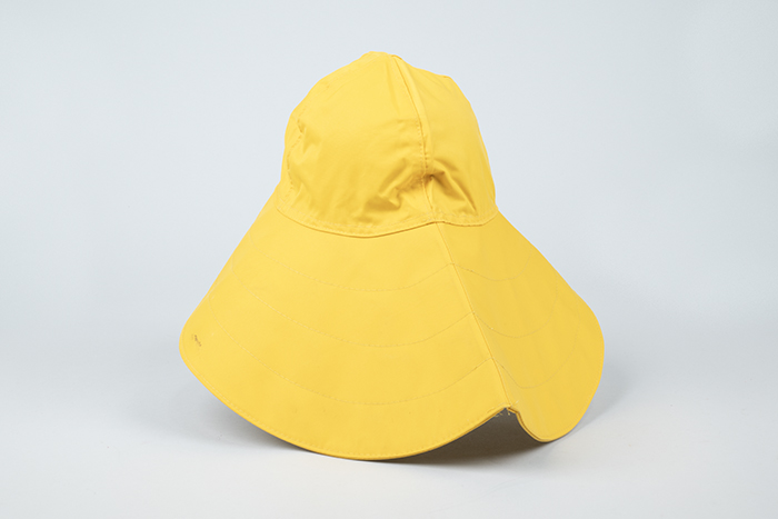 Image of Yellow rain hat from Bill Nye The Science Guy pilot, 