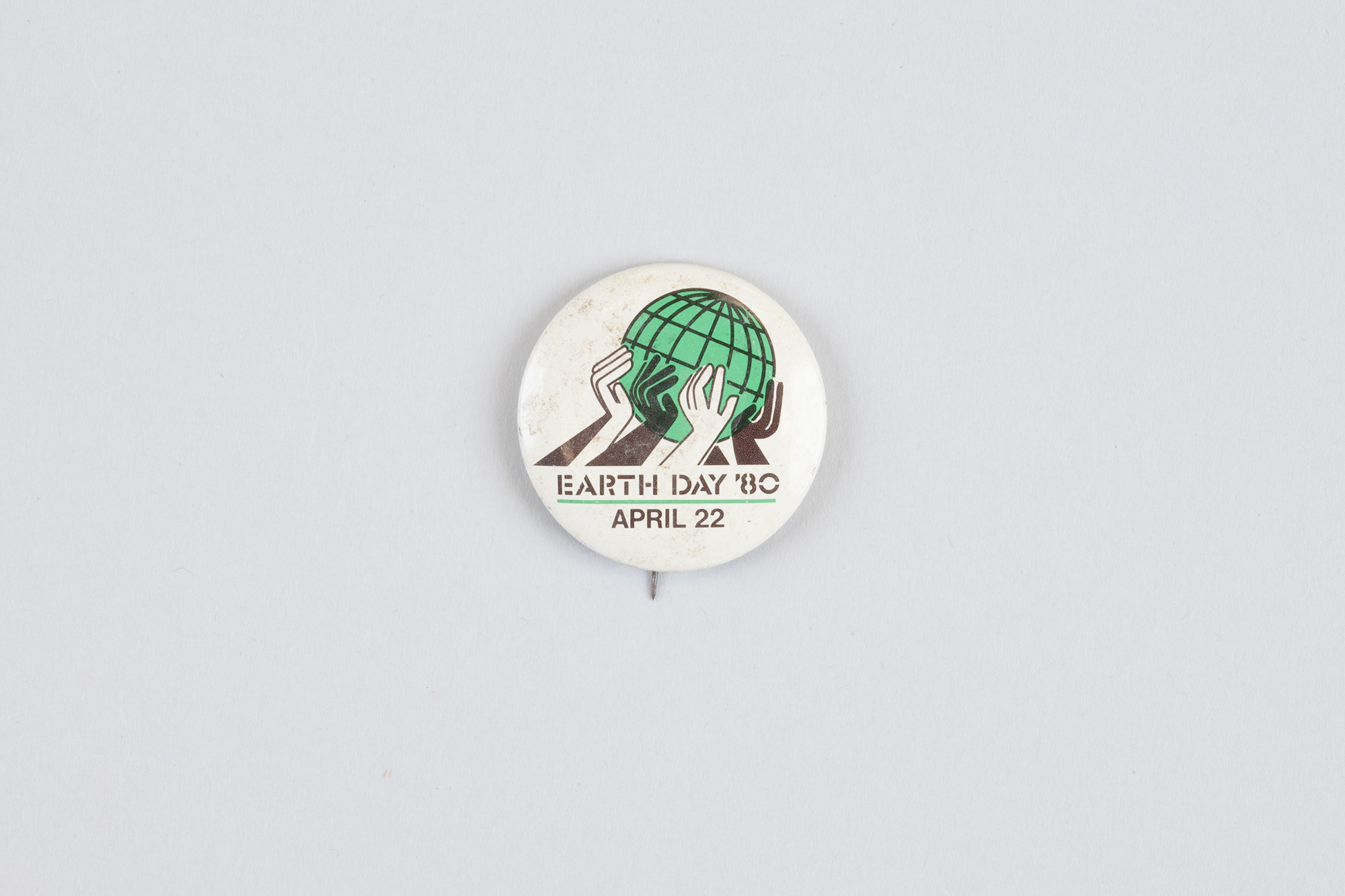 Image of Earth Day button, 1980