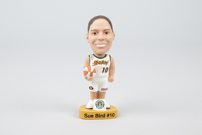 Image of Bobblehead, WNBA Seattle Storm basketball player, Sue Bird #10, 2002