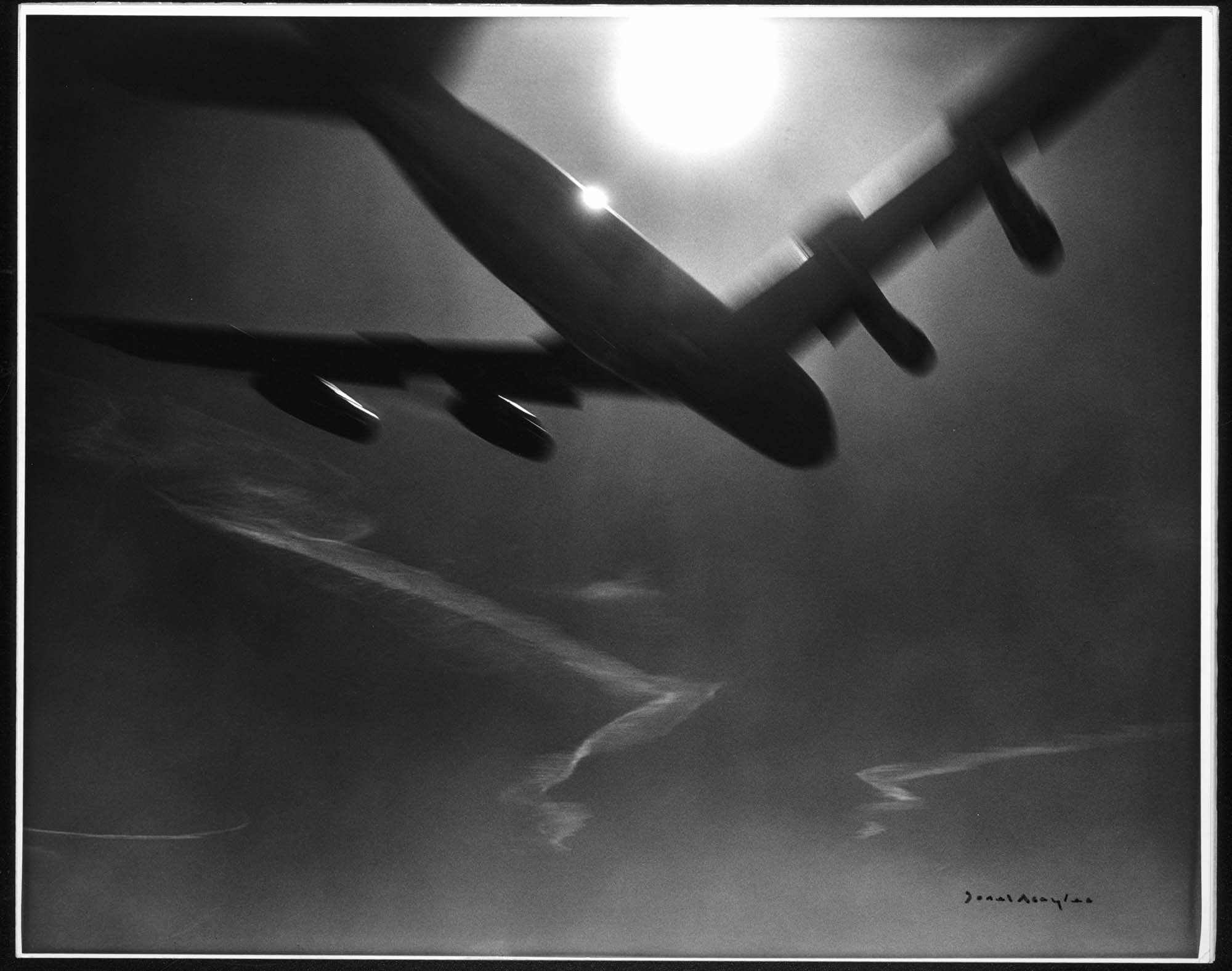 Image of First 707 passenger flight from Sea-Tac Airport, Bow Lake, 1958