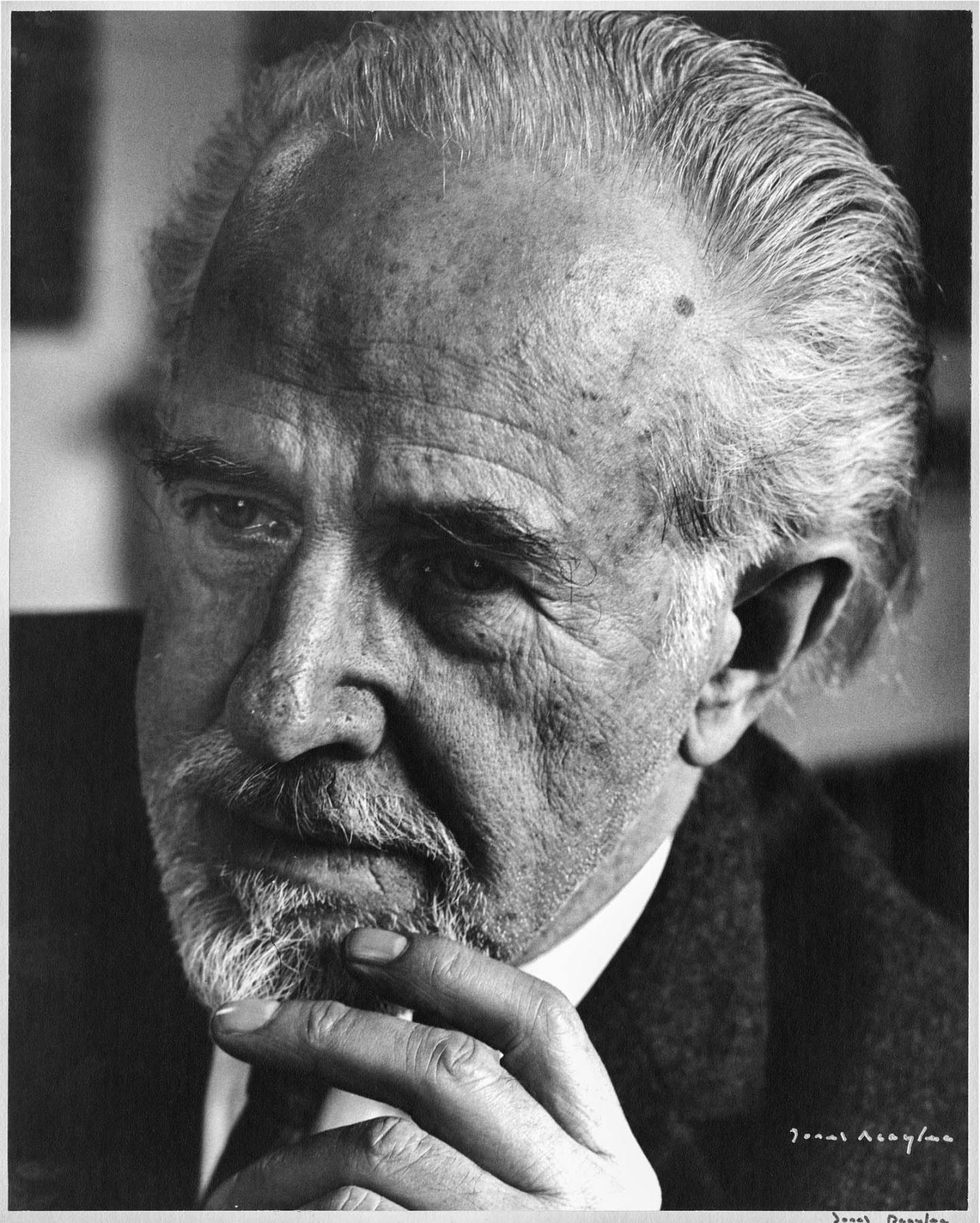Image of Artist Mark Tobey, Seattle, 1953