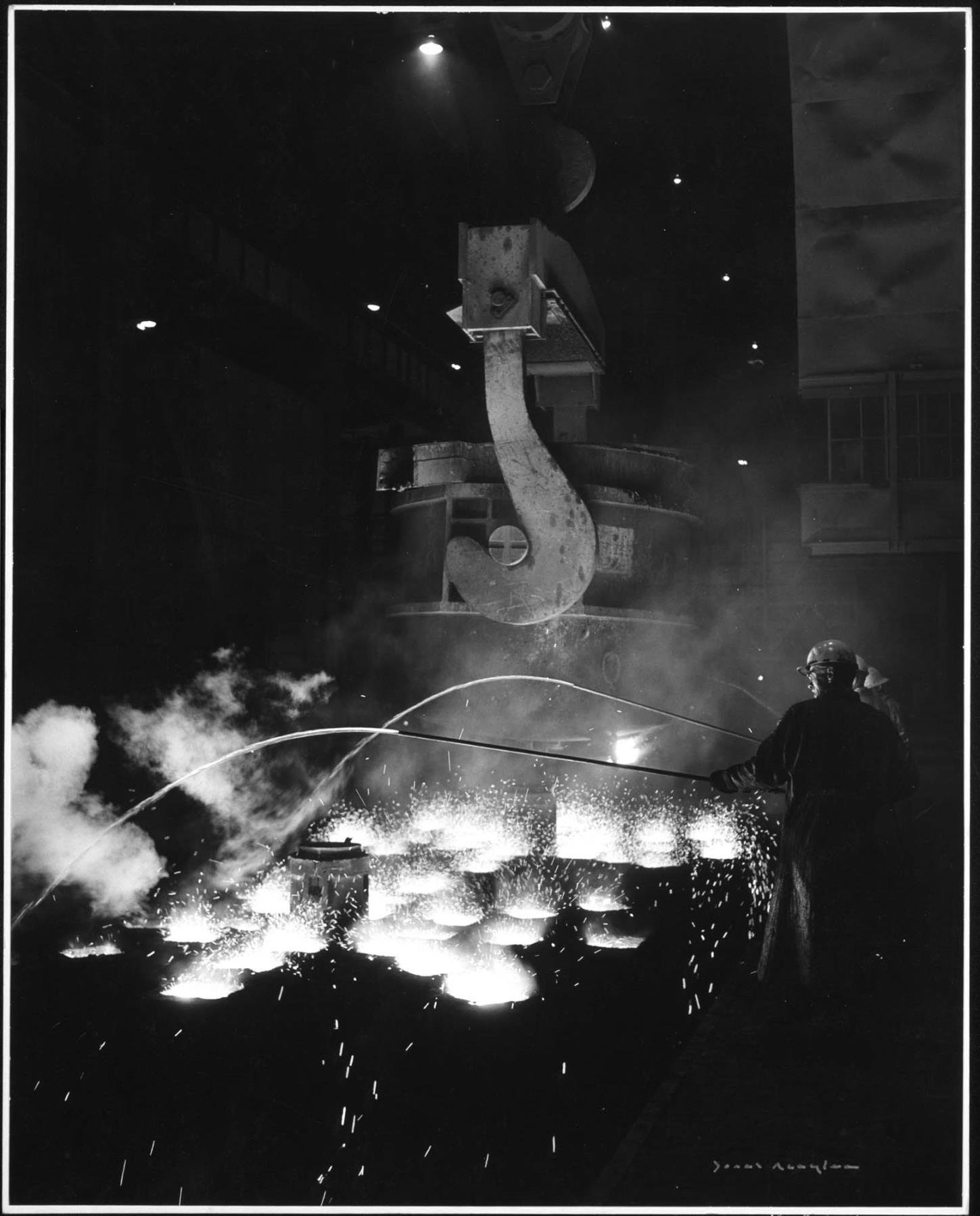 Image of Bethlehem Steel Company factory, Seattle, 1957