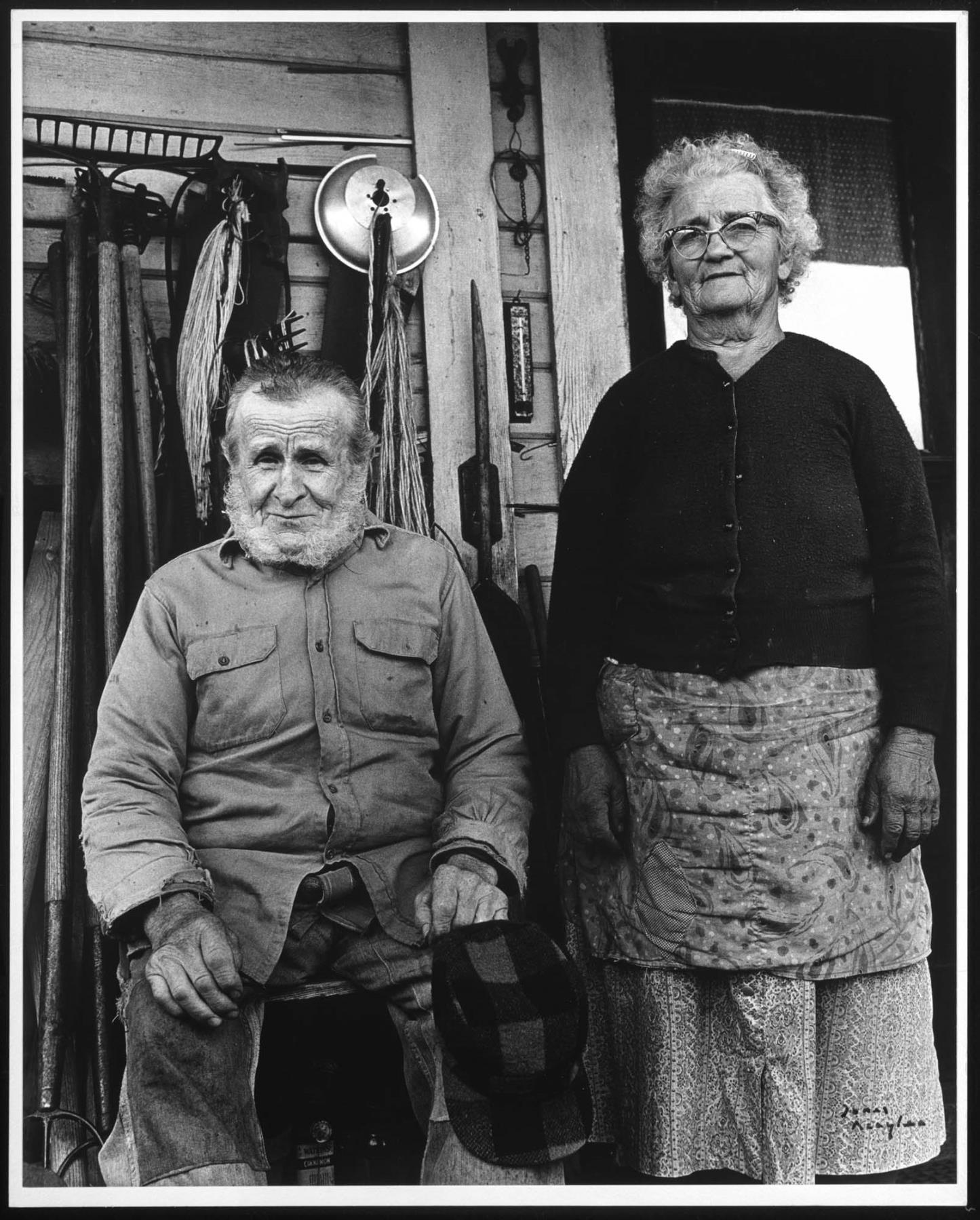 Image of Mat and Martha Verhonick, Enumclaw, 1970