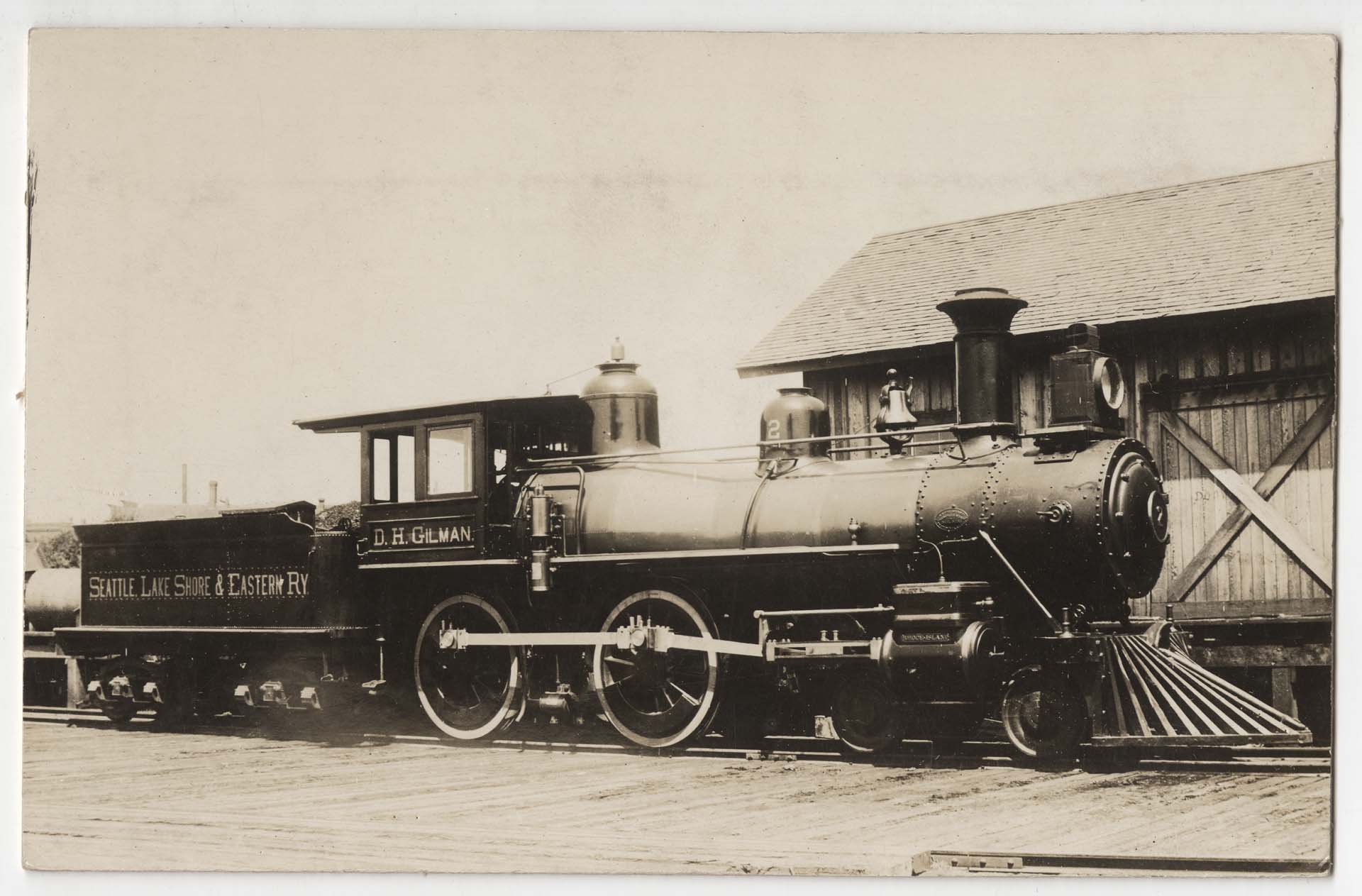 Image of Seattle, Lake Shore & Eastern Railroad locomotive 