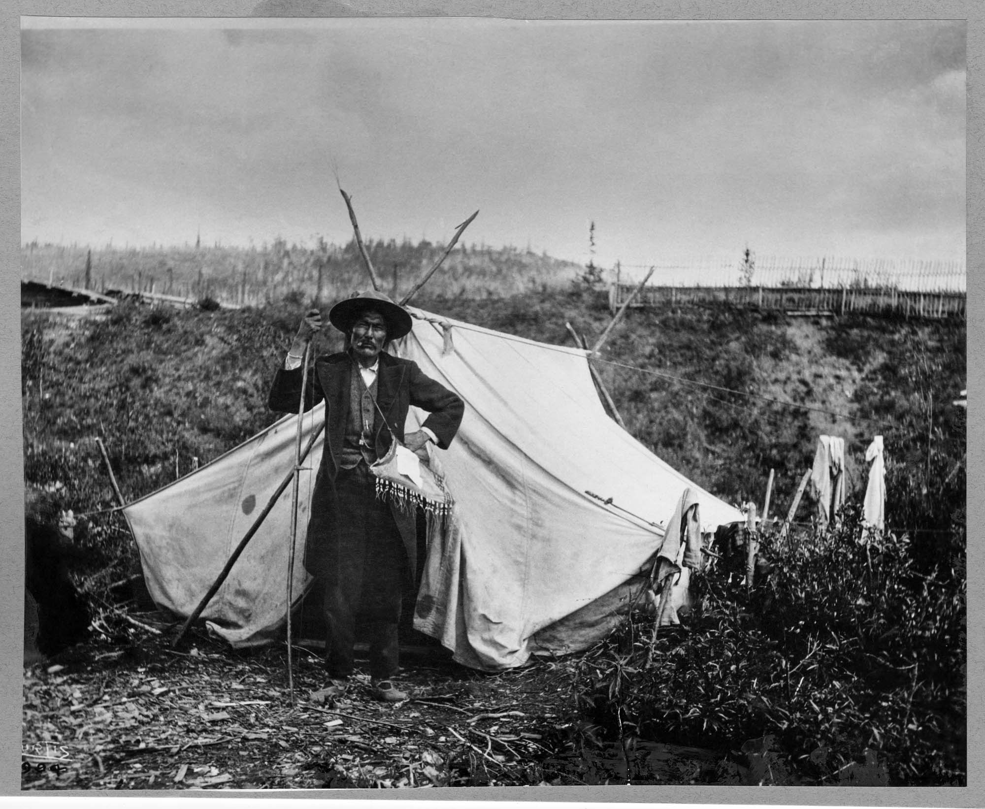 Image of Chief Isaac of the Hän, Yukon Territory, circa 1898