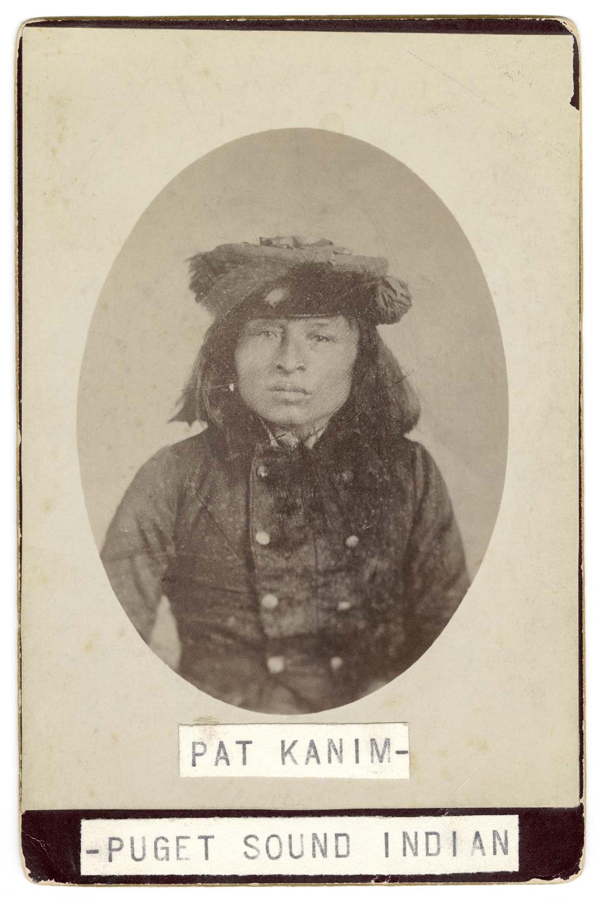 Image of Pat Kanim, Snoqualmie Chief, circa 1855