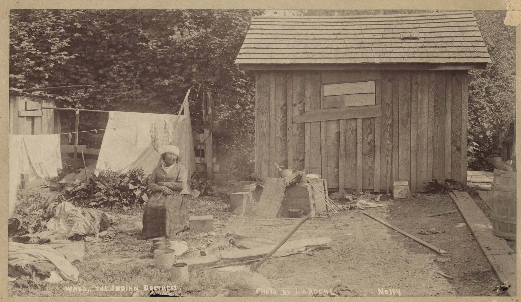 Image of Wako, Indigenous healer, circa 1894