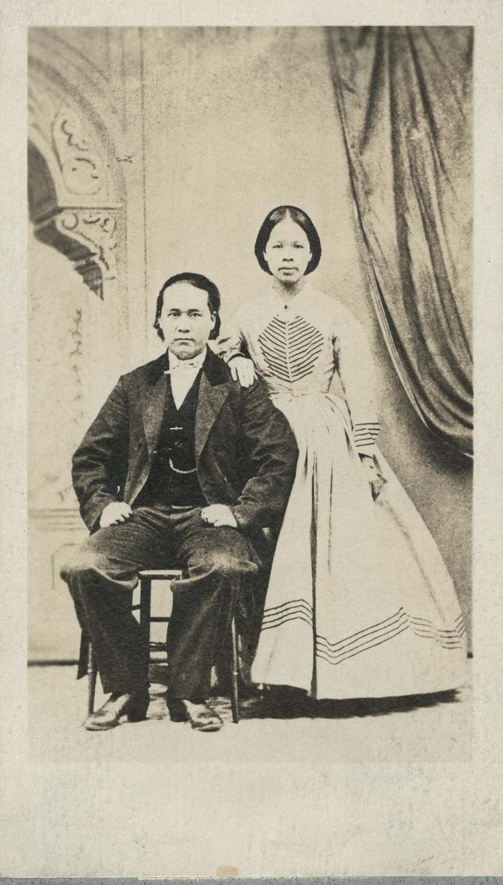 Image of Chen Chong and his wife, 1866