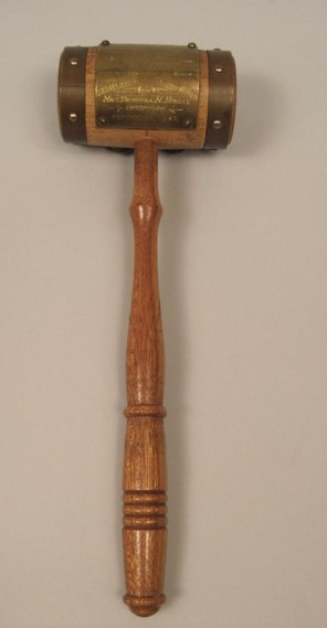 Image of Gavel presented to the 