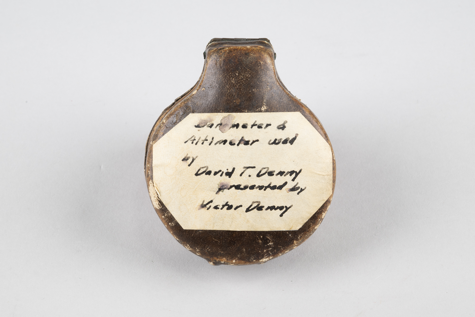 Image of Altimeter and barometer used by David Denny, ca. 1850