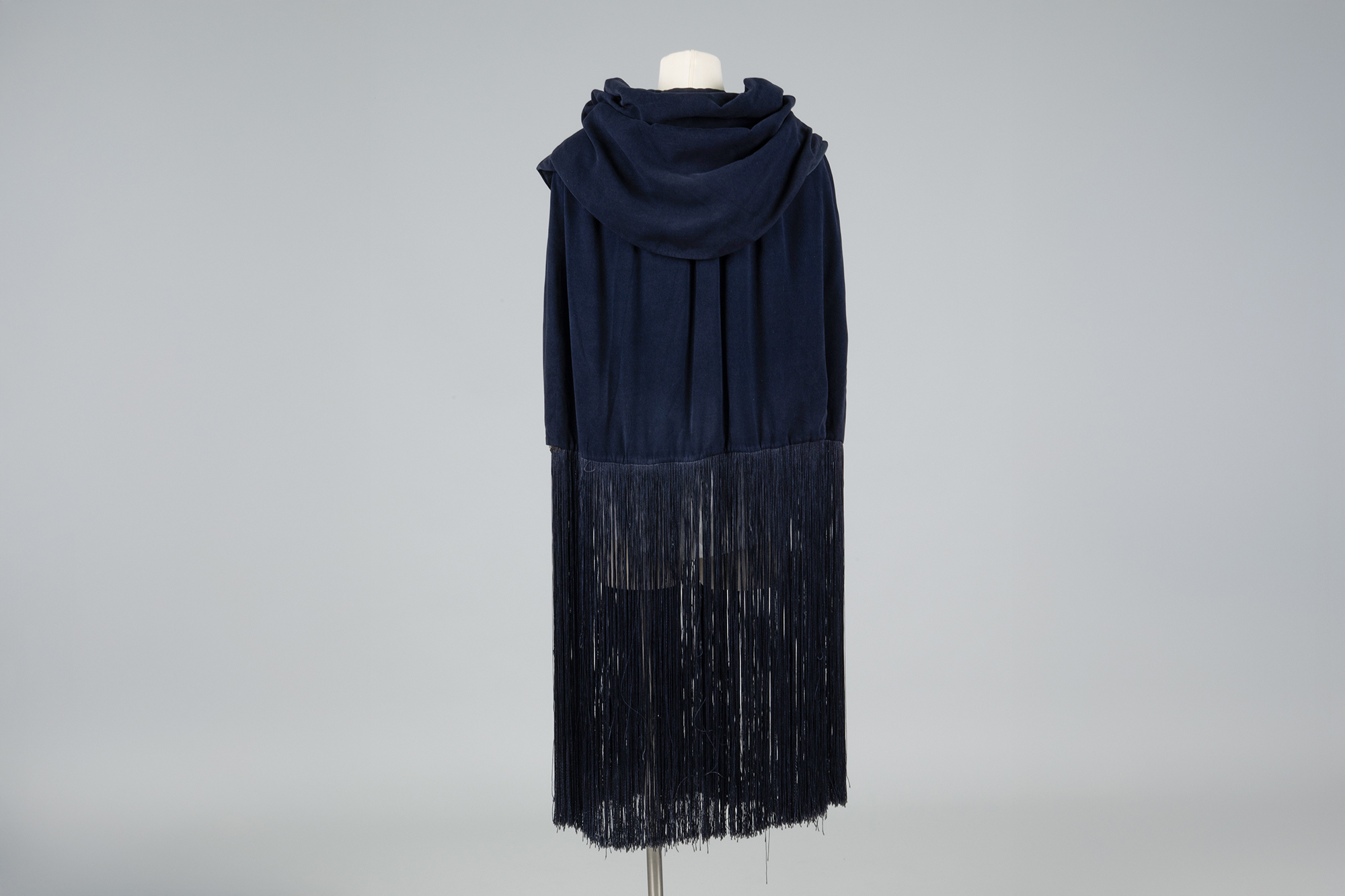 Image of Blue cape with long fringe from J.S. Graham, 1924