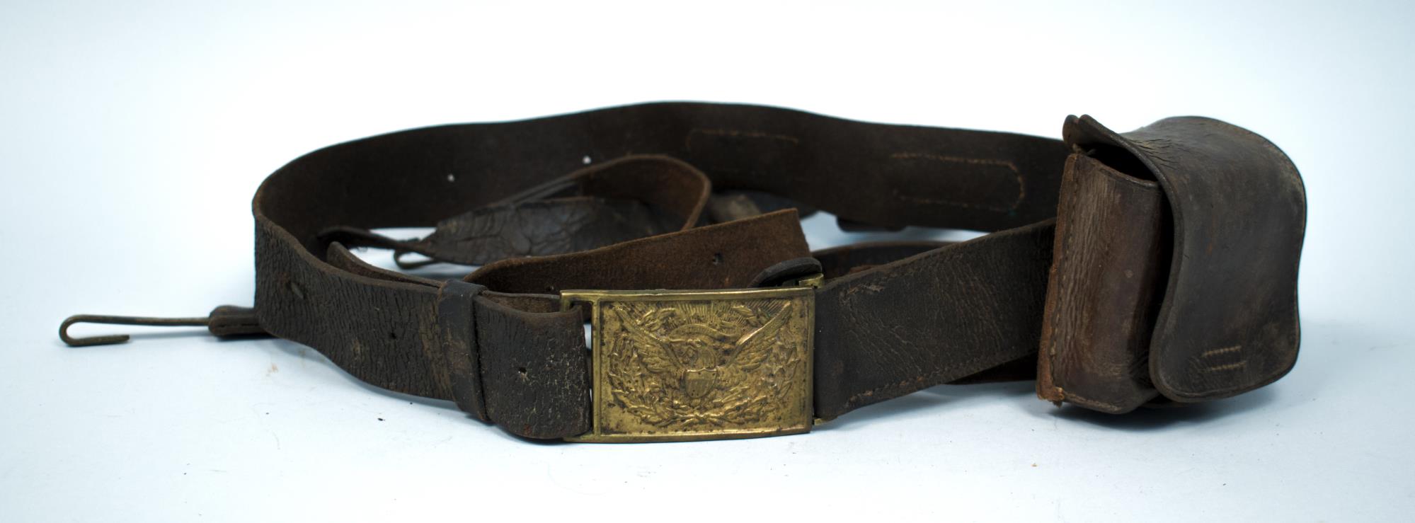 Image of Uniform belt from the Civil War period, ca. 1860s