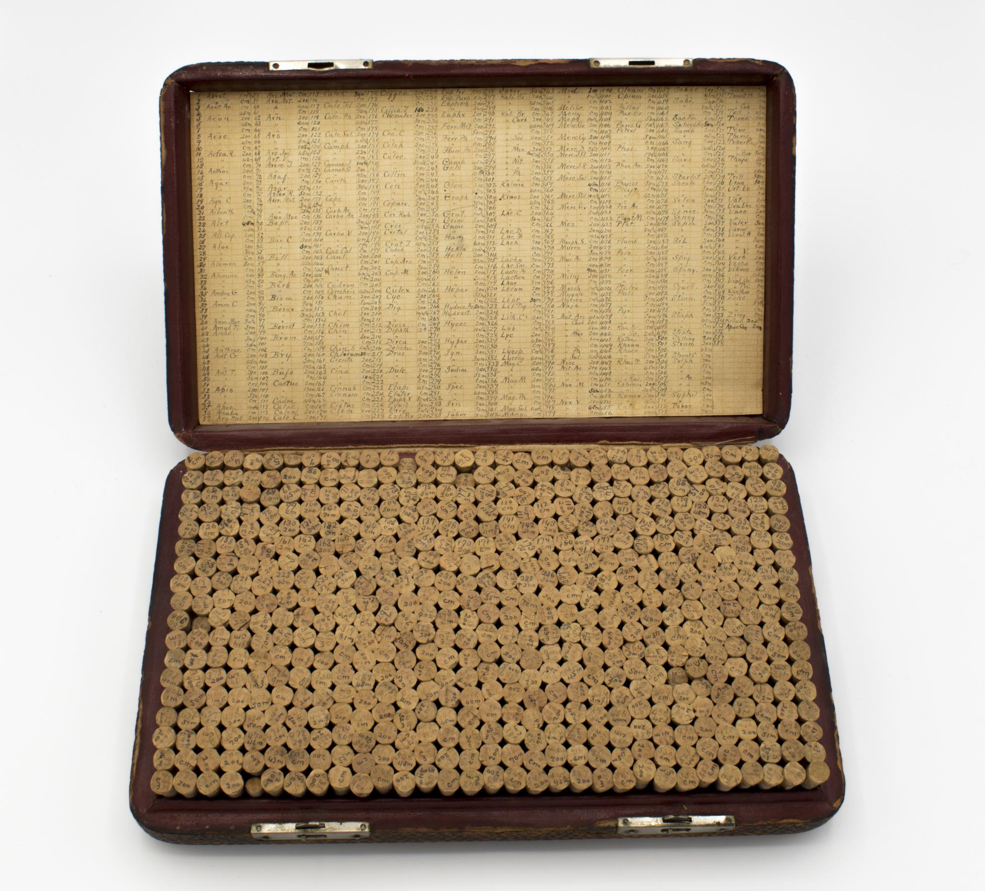 Image of Dr. Helen Carpenter’s box of medicines, ca. 1910s