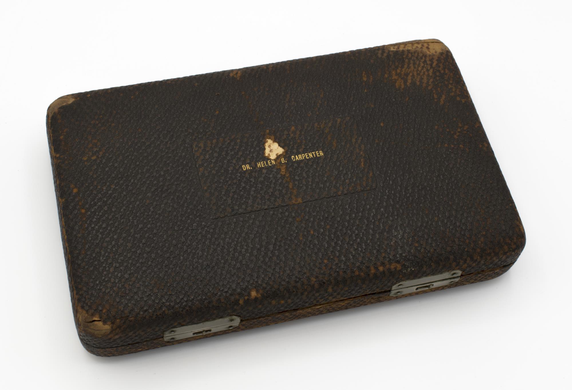 Image of Dr. Helen Carpenter’s box of medicines, ca. 1910s