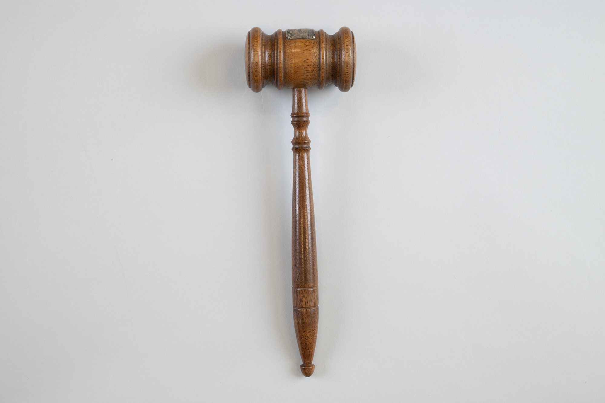 Image of Wooden gavel from the Seattle Historical Society, ca. 1920