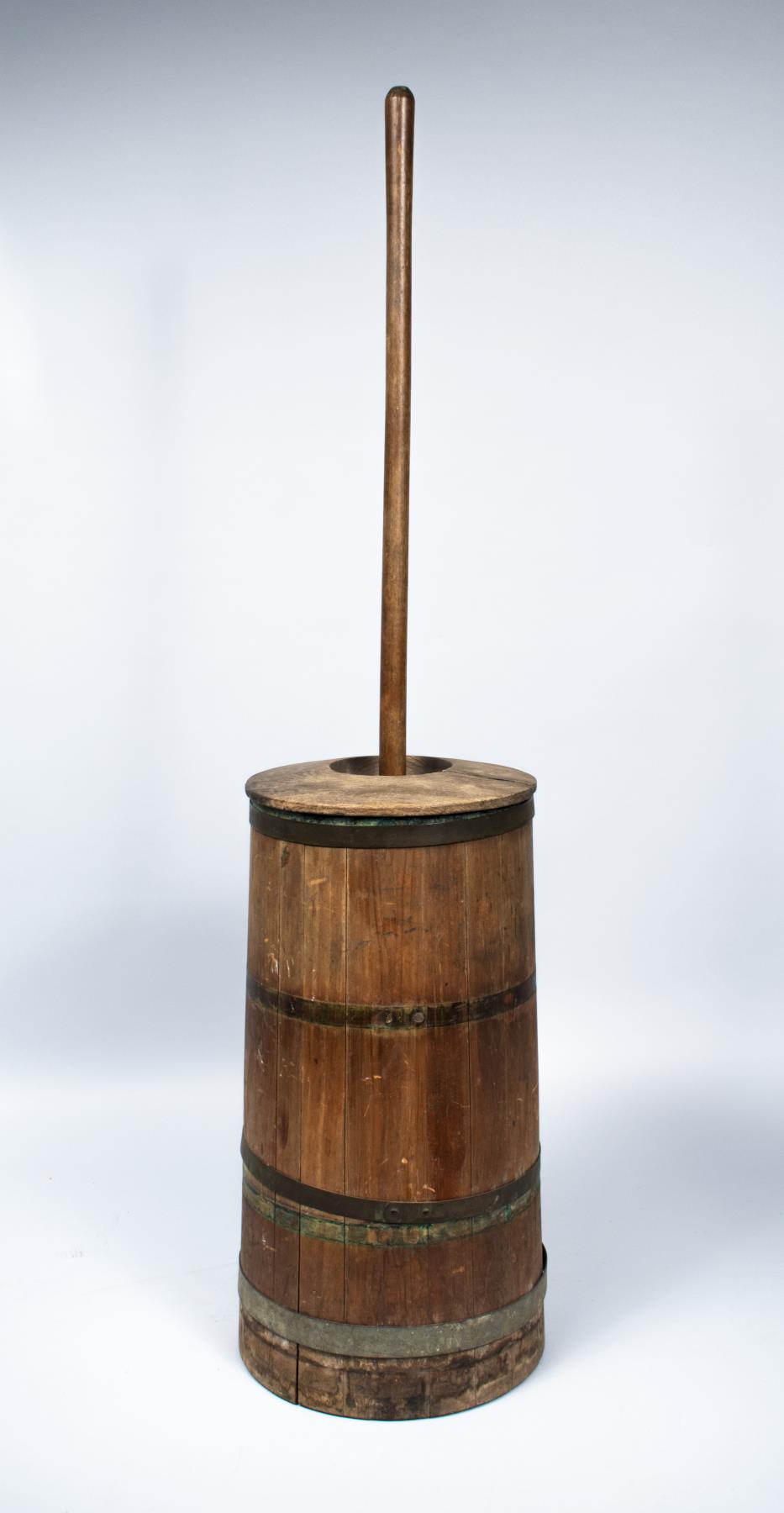 Image of Wooden butter churn, ca. 1900
