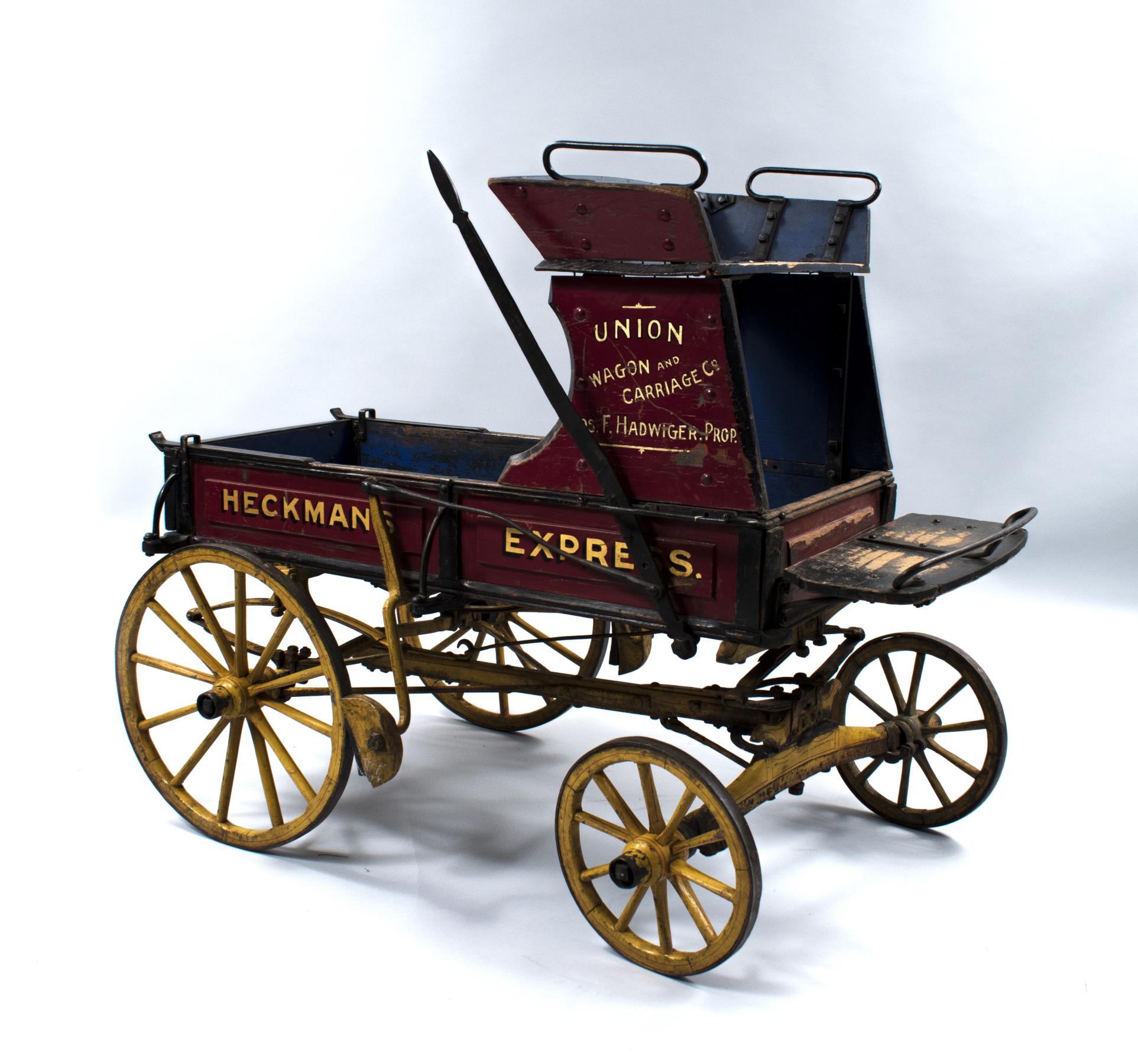 Image of Model of a Heckmann's coal wagon, 1895