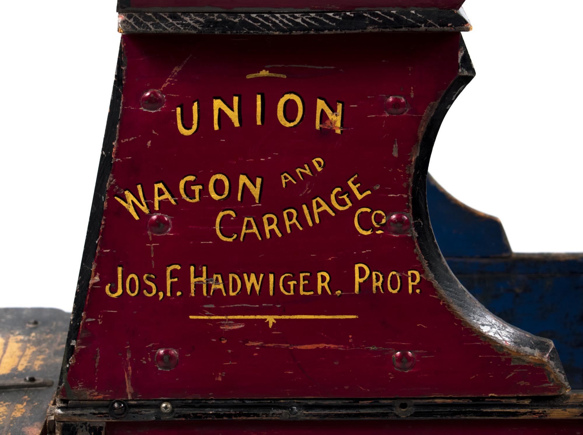 Image of Model of a Heckmann's coal wagon, 1895