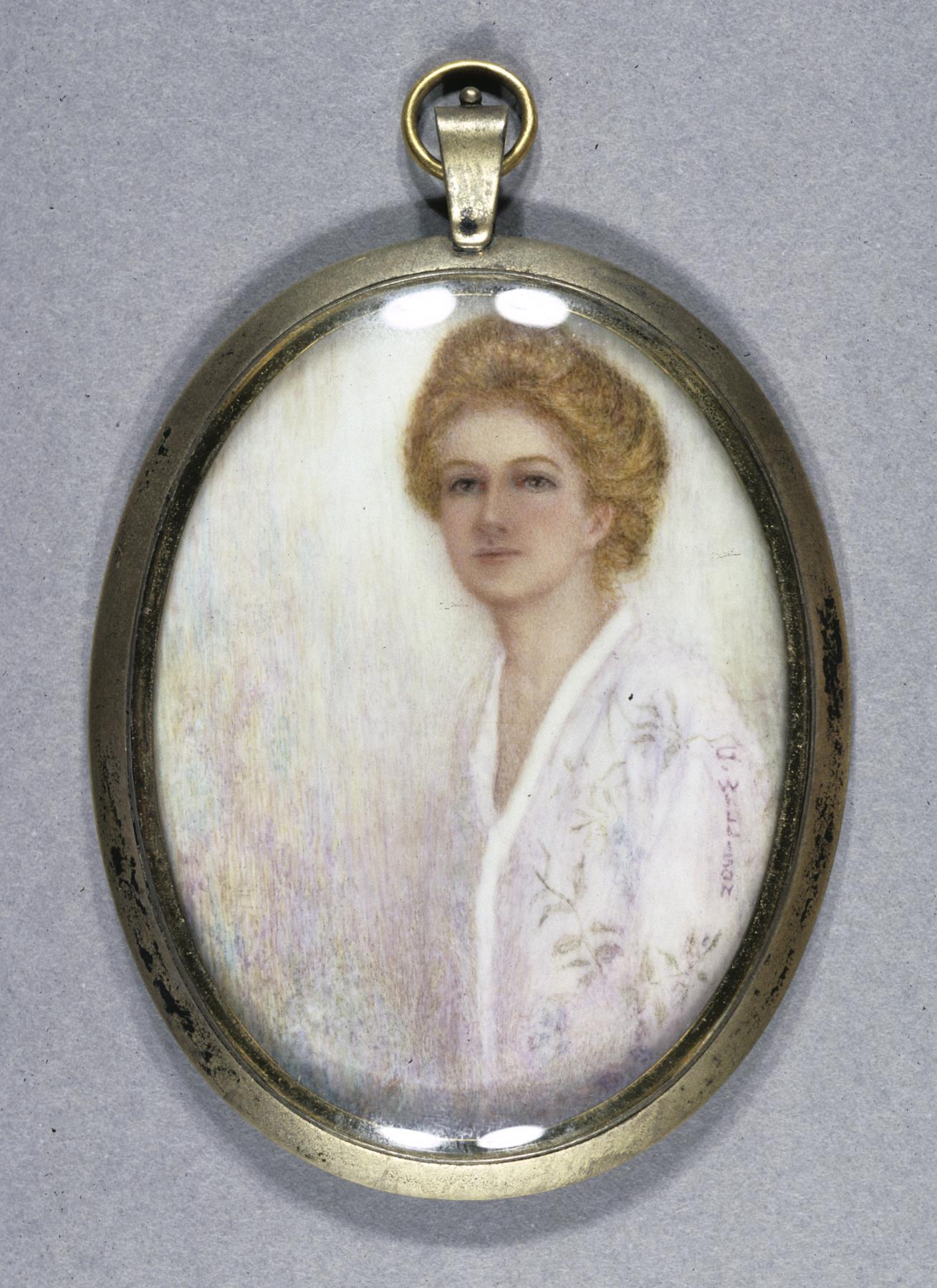 Image of Miniature portrait of Mary Bess Lewis by Gertrude Willison, 1907
