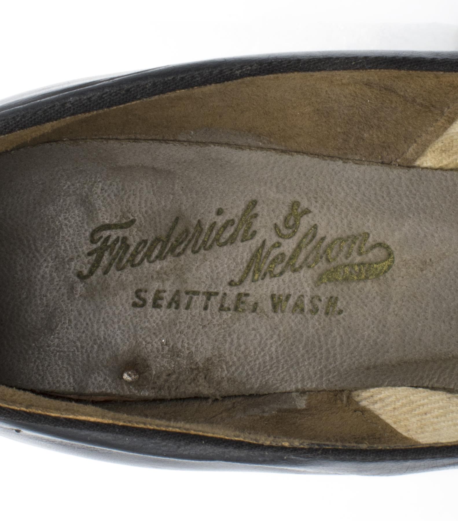 Image of Black patent dancing shoes, ca. 1915-1918