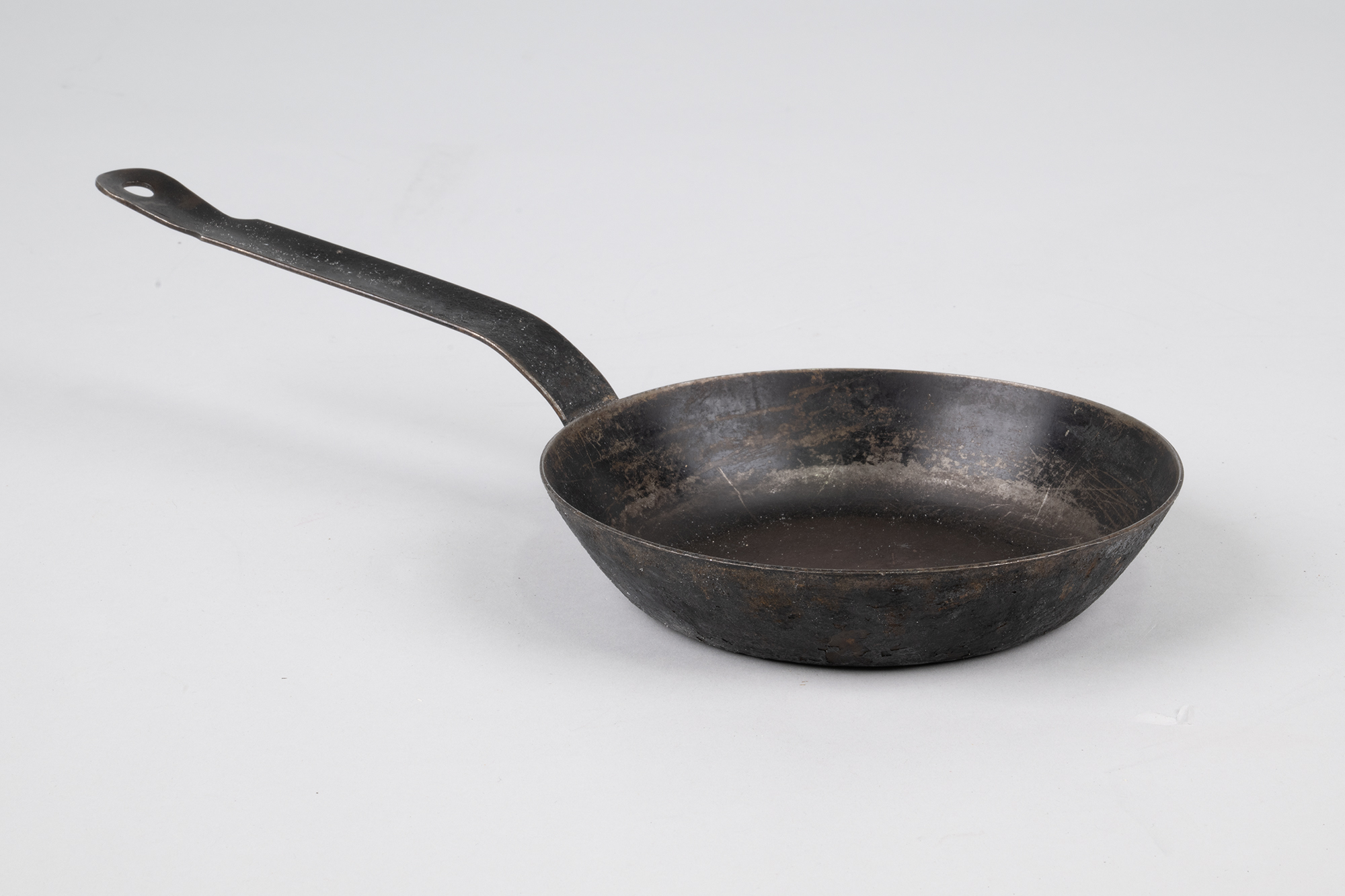 Image of Frying pan, hand-forged by blacksmith in Seattle, 1884